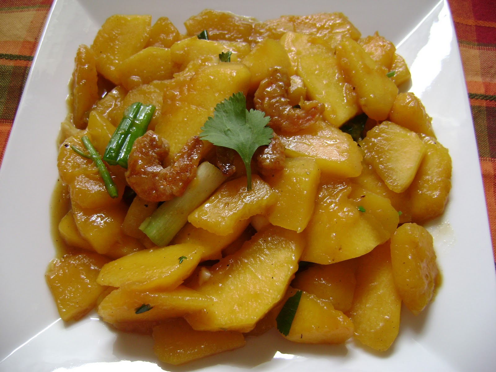 Savories and Sweets by Keyna Pumpkin Stir Fry With Dried Shrimp