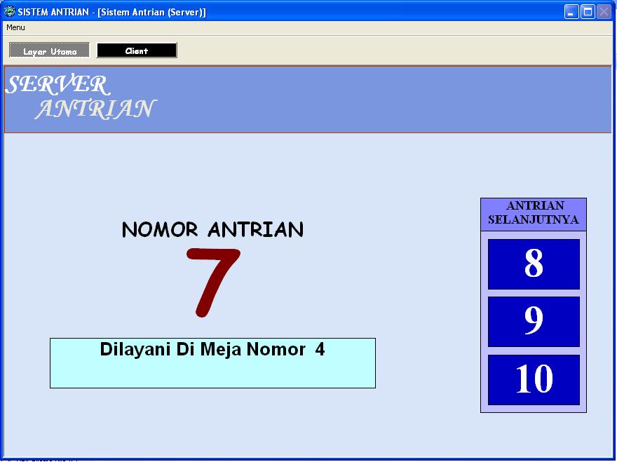 Jurnal Membuat Nomor Antrian Dengan Visual Basic