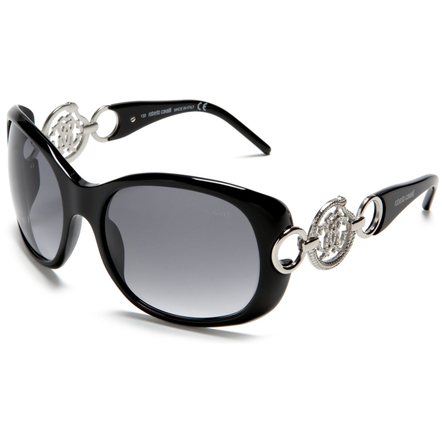 Roberto Cavalli: Women`s Metal and Resin Sunglasses with Swarovski ...