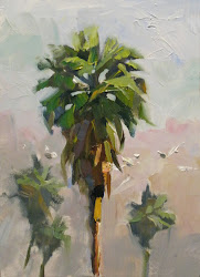 palm tree painting paintings trees plein air palms amazing tom brown oil abstract drawing tropical techniques ocean fine tombrownfineart artist