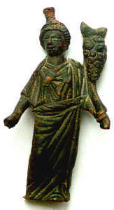Statuetta di Tipo in Resina di Bronzo Fuso a Freddo dea della Fortuna e della Fortuna Talos Artifacts