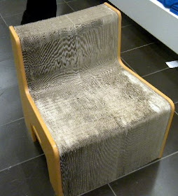 recycled paper chair