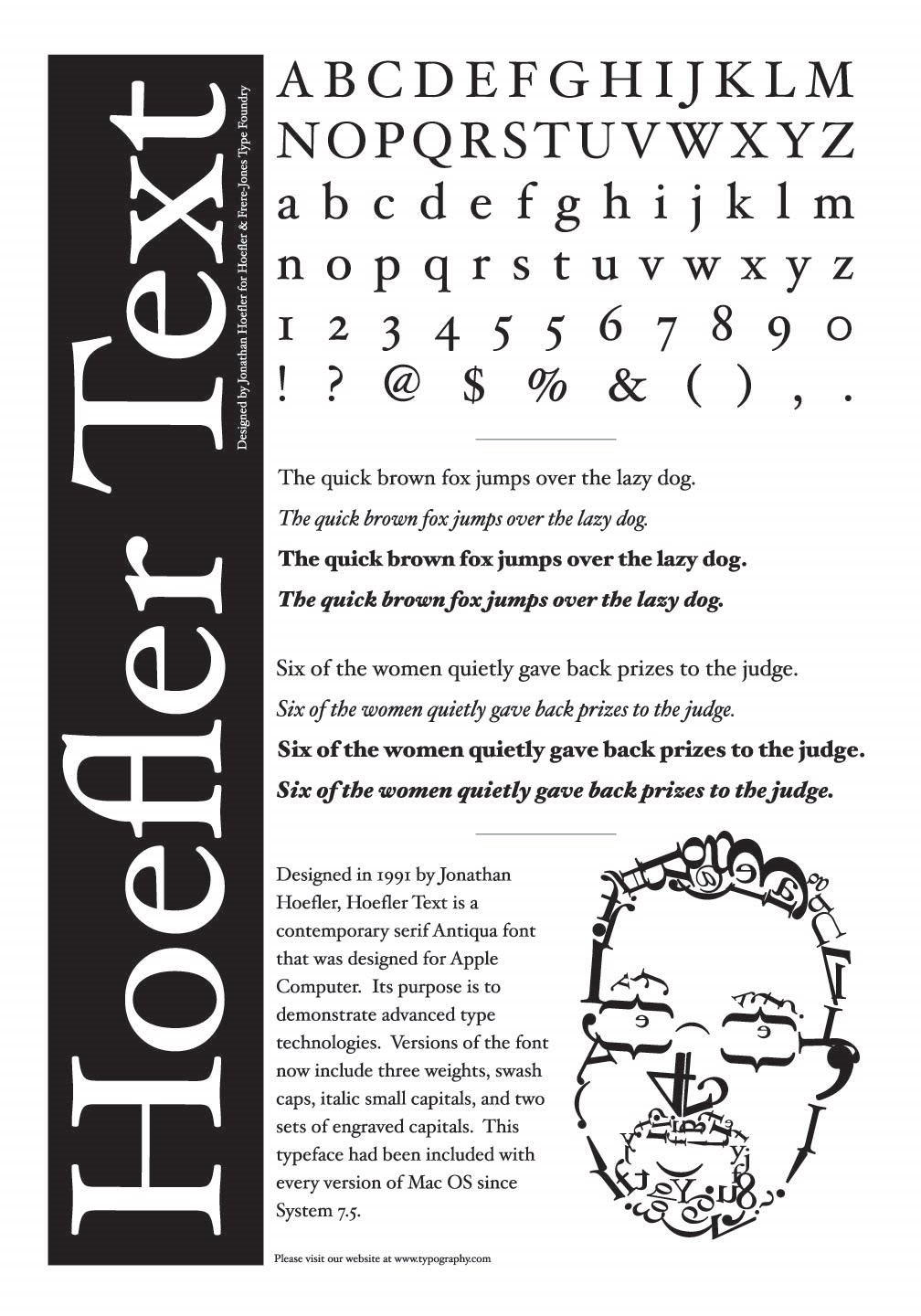 DKiser Designs Hoefler Text Poster