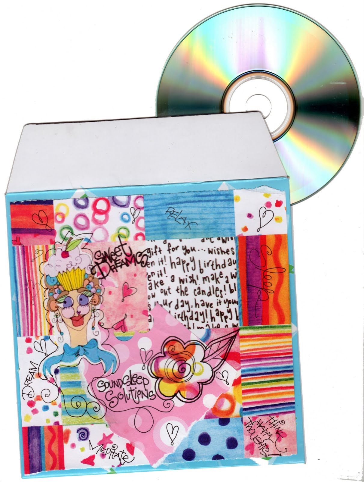 Create It-GREEN: Altered CD Gift Card Envelope