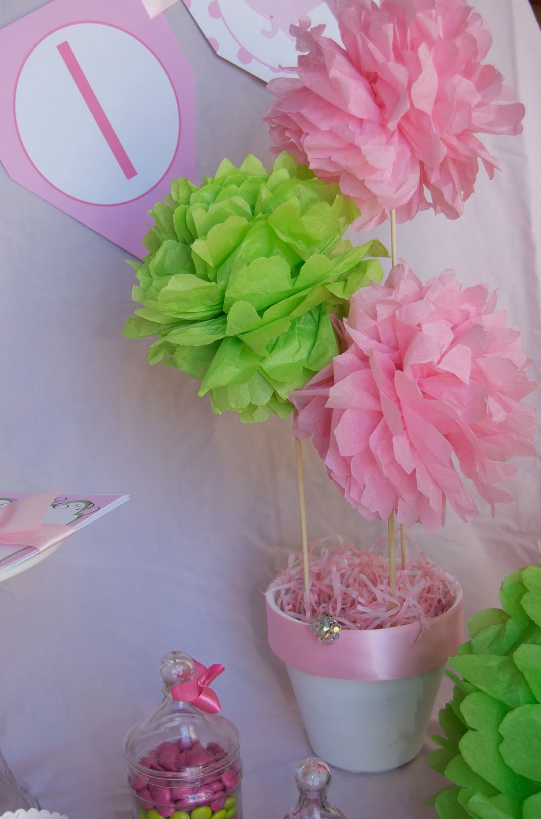 Tissue Ball Pom Pom Arrangement Tutorial and How To- Part 1 - Frog Prince