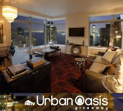 HGTV Dream home Offers HGTV Urban Oasis giveaway on hgtv.com