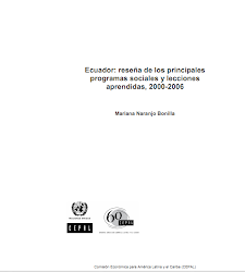 Ecuador: reseña de los principales programas sociales y lecciones aprendidas 2000-2006