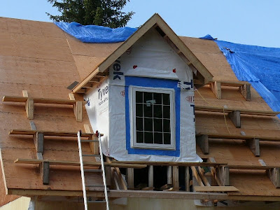 dormer window construction. Front Dormer Window