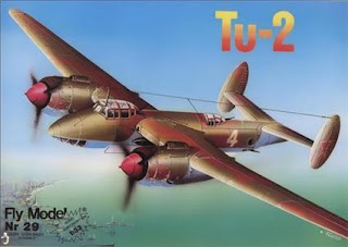 Бумажная модель Двухмоторный Пикирующий бомбардировщик ТУ-2