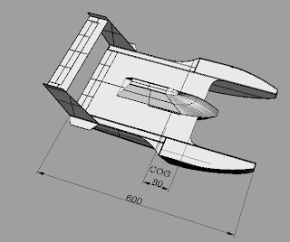 Чертеж модели летающая лодка - Гидрошняга