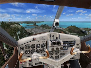 Вид из кабины Microsoft Flight Simulator X