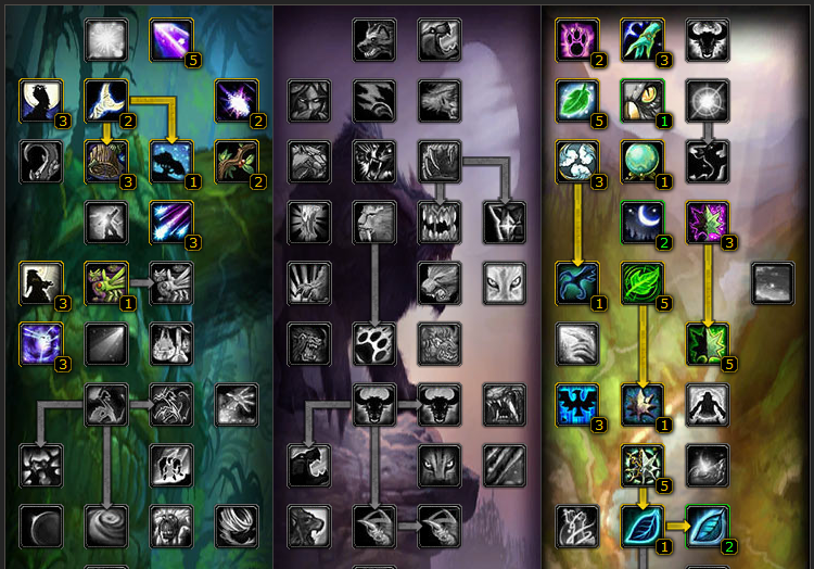 Wow 335 ферал пве. 5. 3. Ветка талантов друид сова 3. 5 пве.