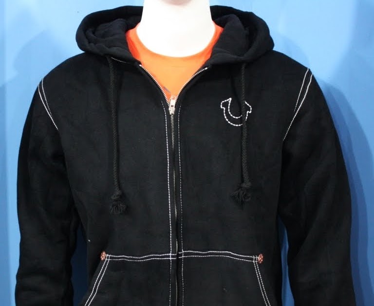 NiMoFa CoLLeCtiOn: TRUE RELIGION MEN HOODED SWEATER TH002 BLACK