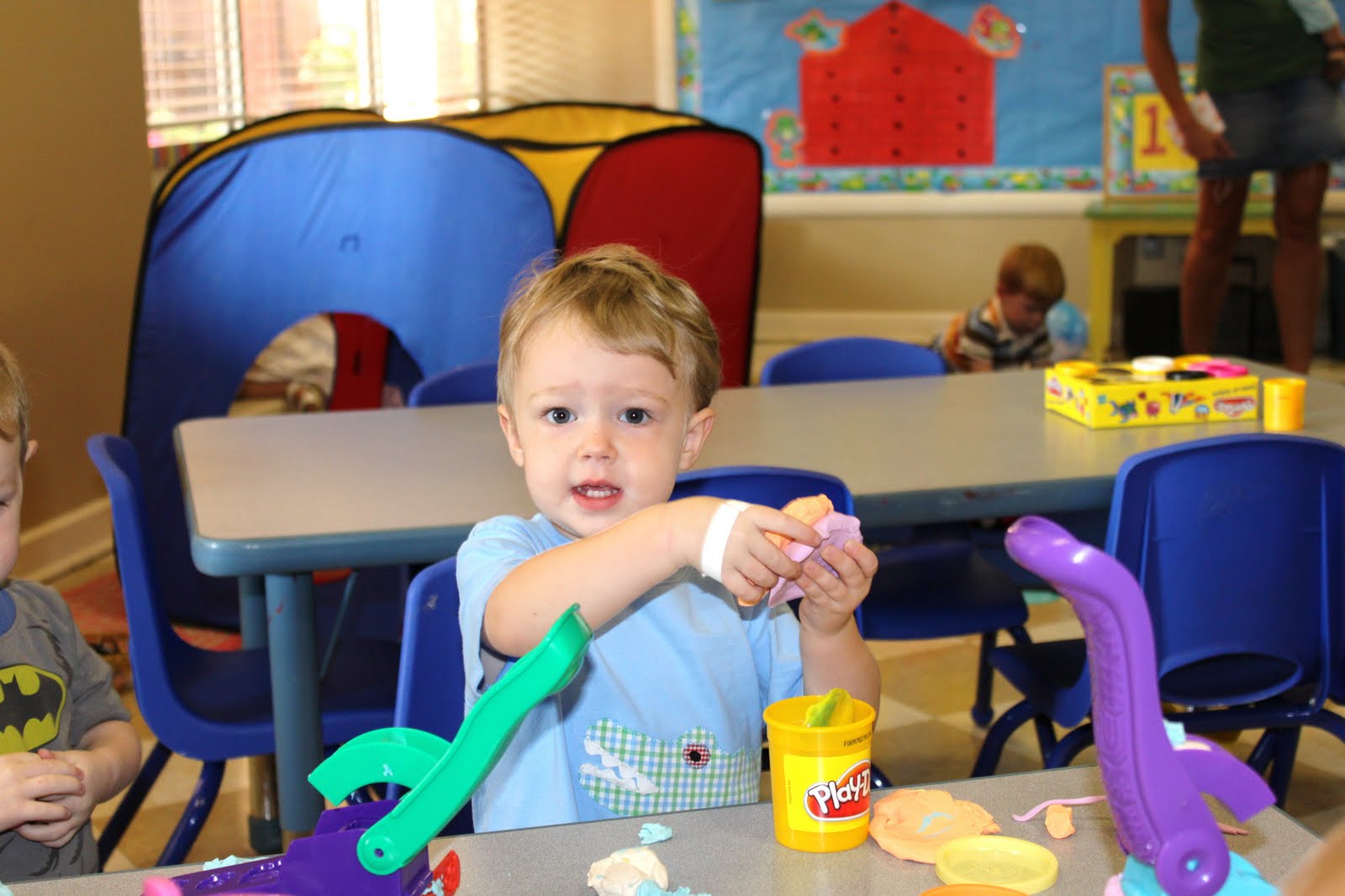 The Parrott Family First Day of 2 year Old Preschool