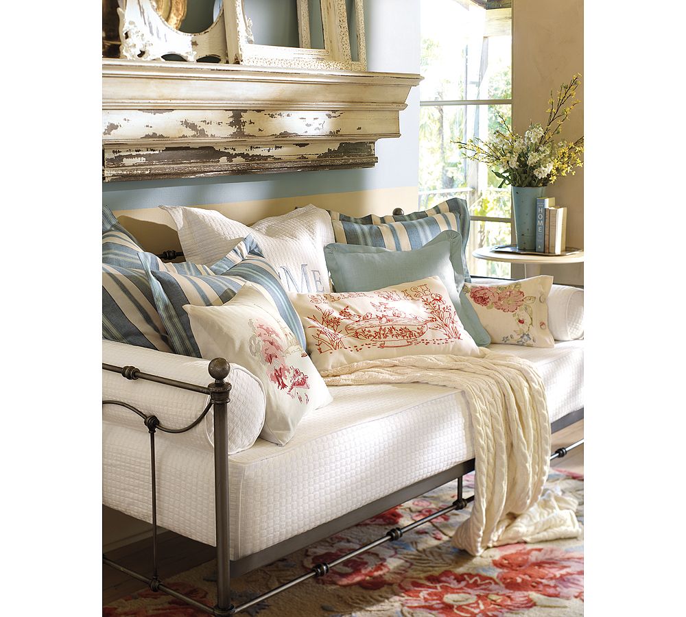 Rose Pottery Barn Bed and Bath White Sale
