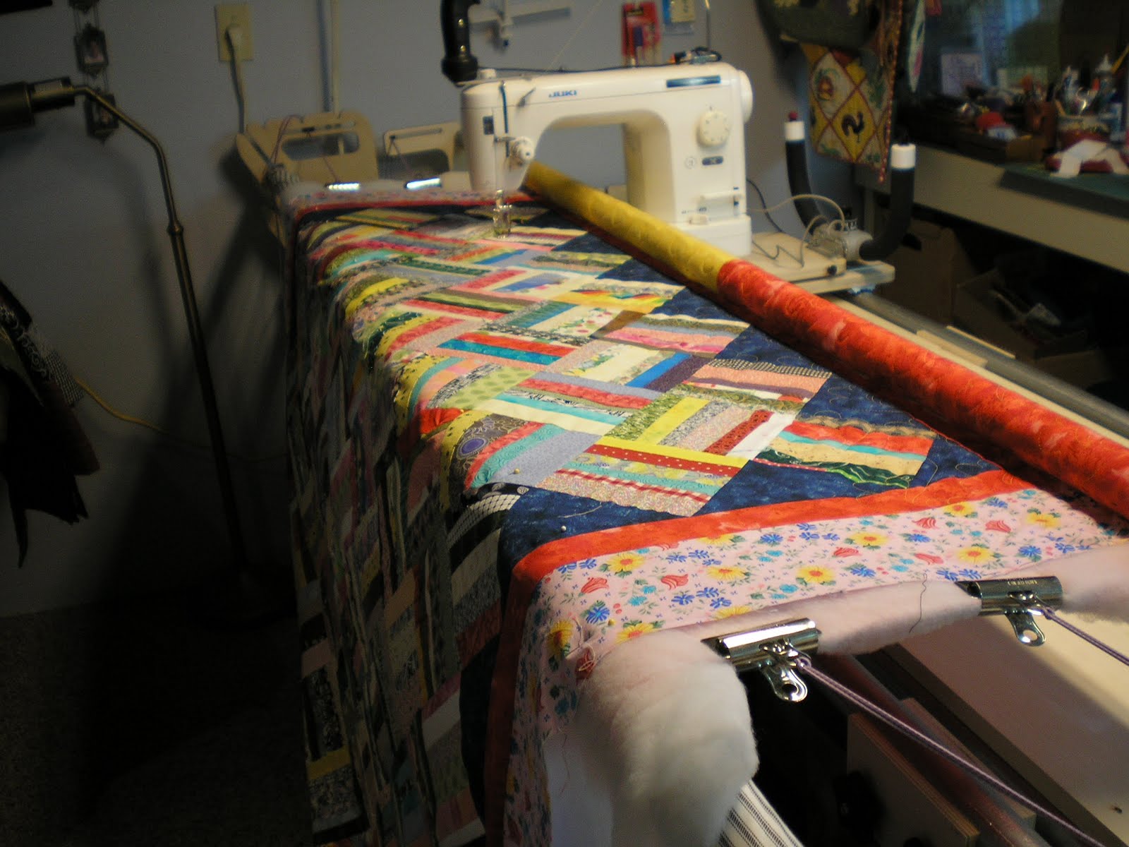 Wilma's World Quilting the Basket Weave Quilt