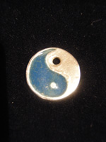 yin yang   Colgante Yin – Yang de esmalte