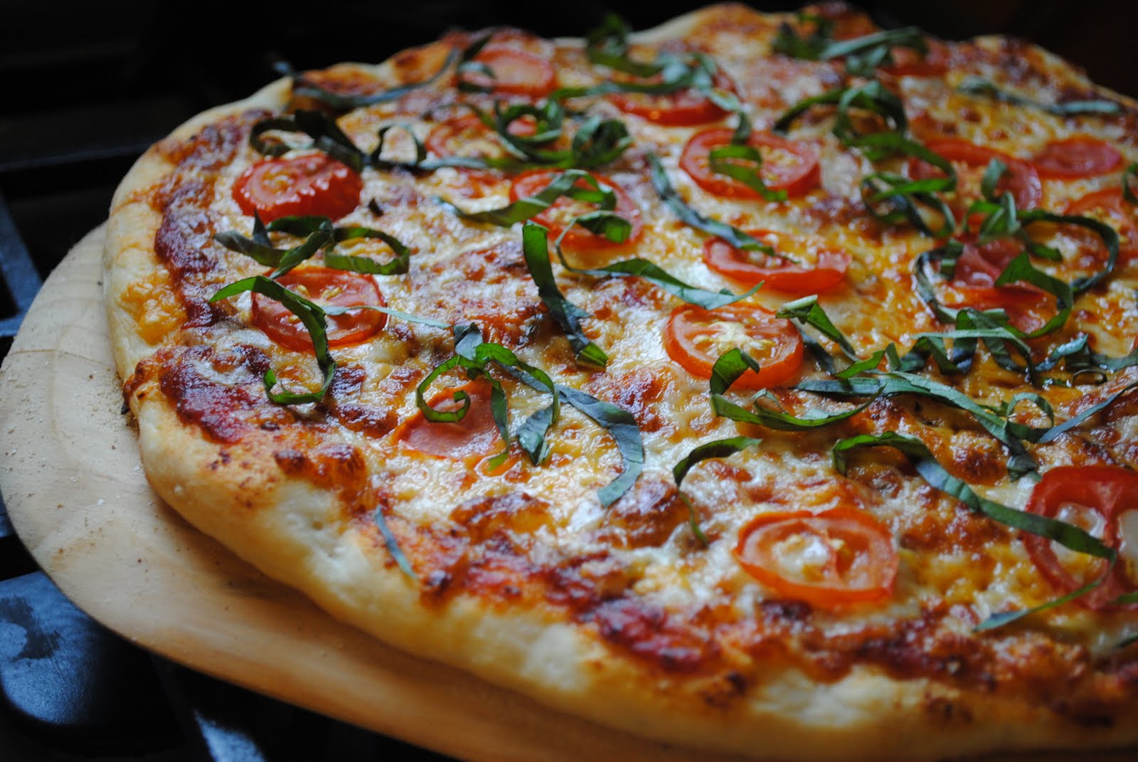 latent chestnut Tomato Basil Pizza