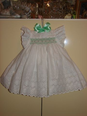 Past Projects: Eyelet Baby Dresses
