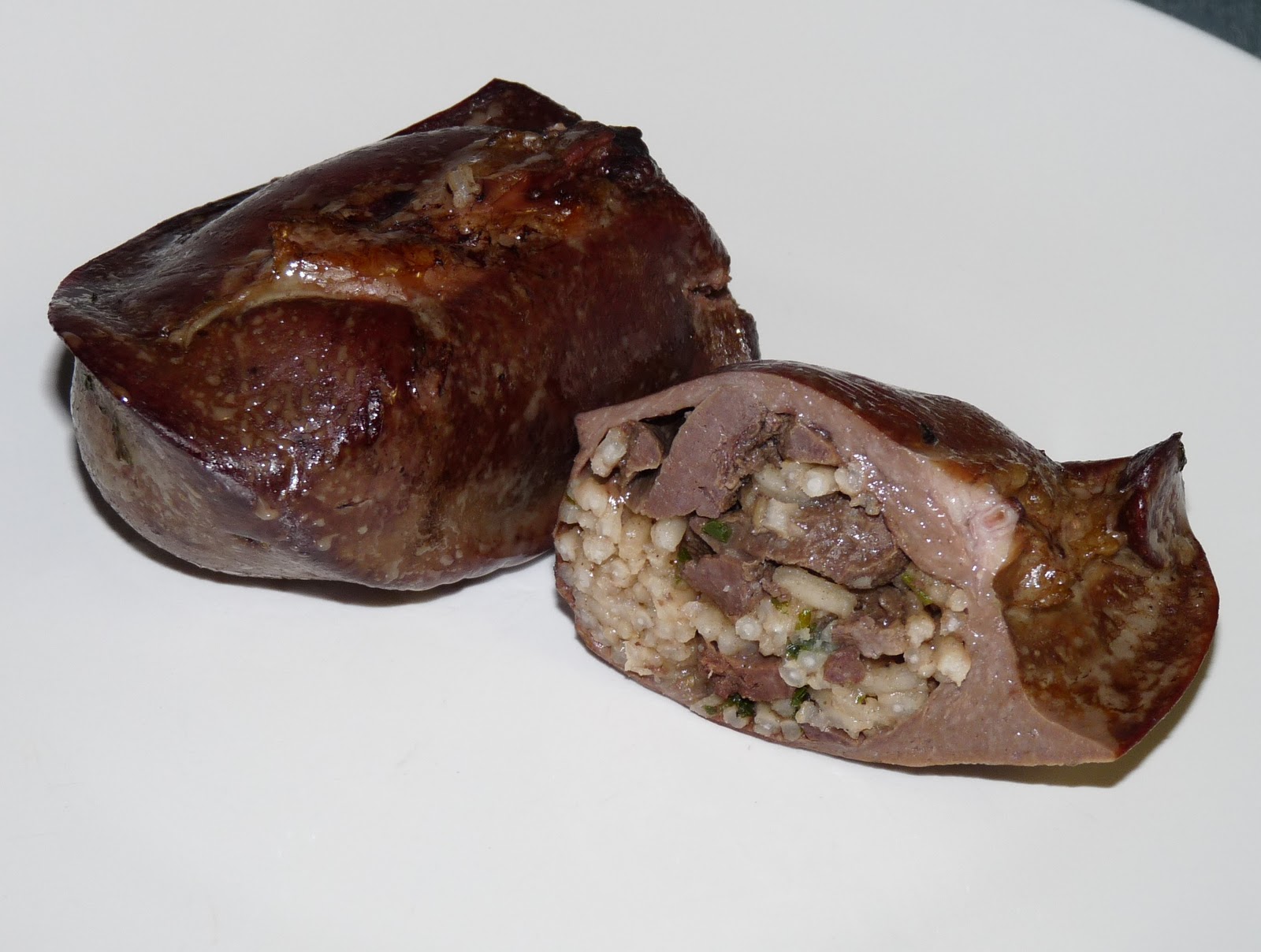 Eclectic Cuisine Пълнен свински далак / Oven rosted pork spleen recipe