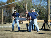 At the Lumberjack contest