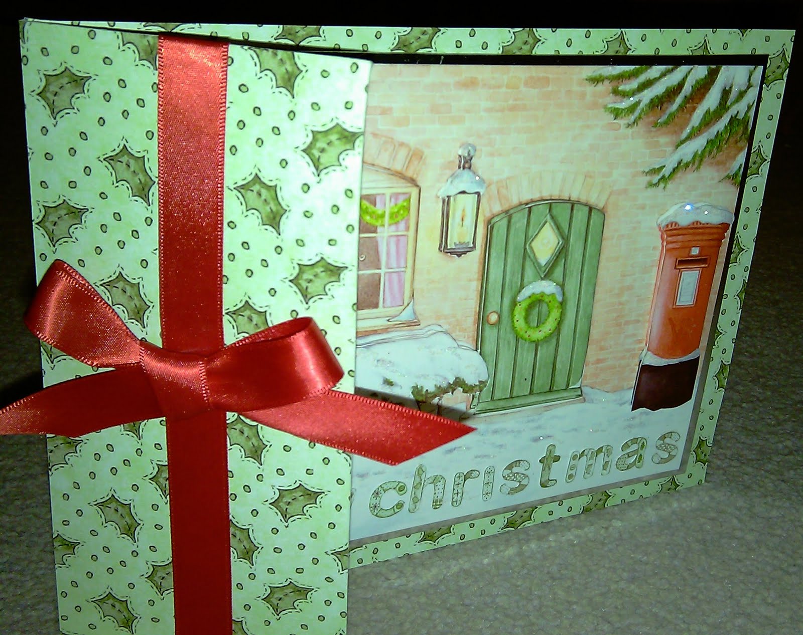 Clairebears x Decoupage Christmas Card