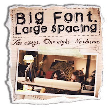 Big Font. Large Spacing