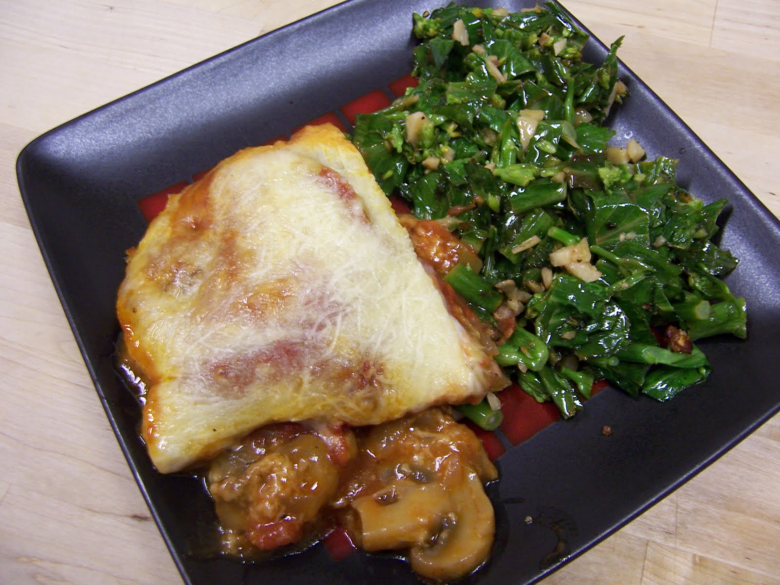 BellingHome Baked Eggplant with MushroomandTomato Sauce