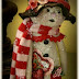 Valentine themed snowgirl!
