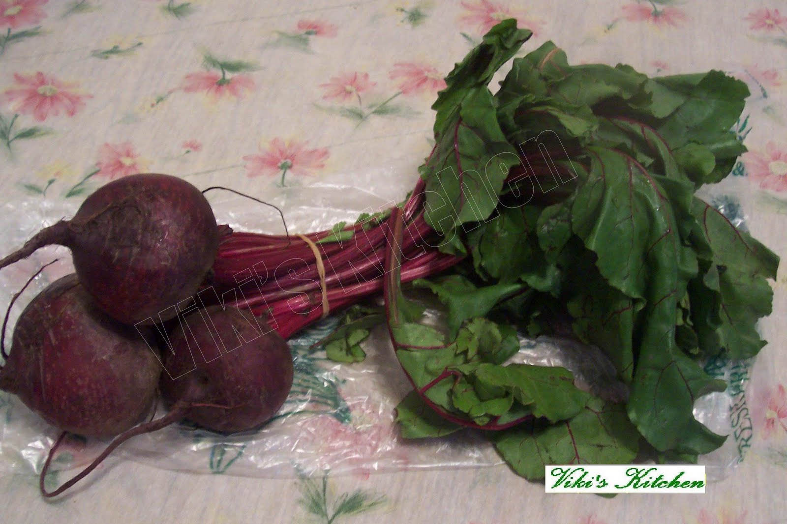 Viki 's Kitchen Beetroot greens poriyal