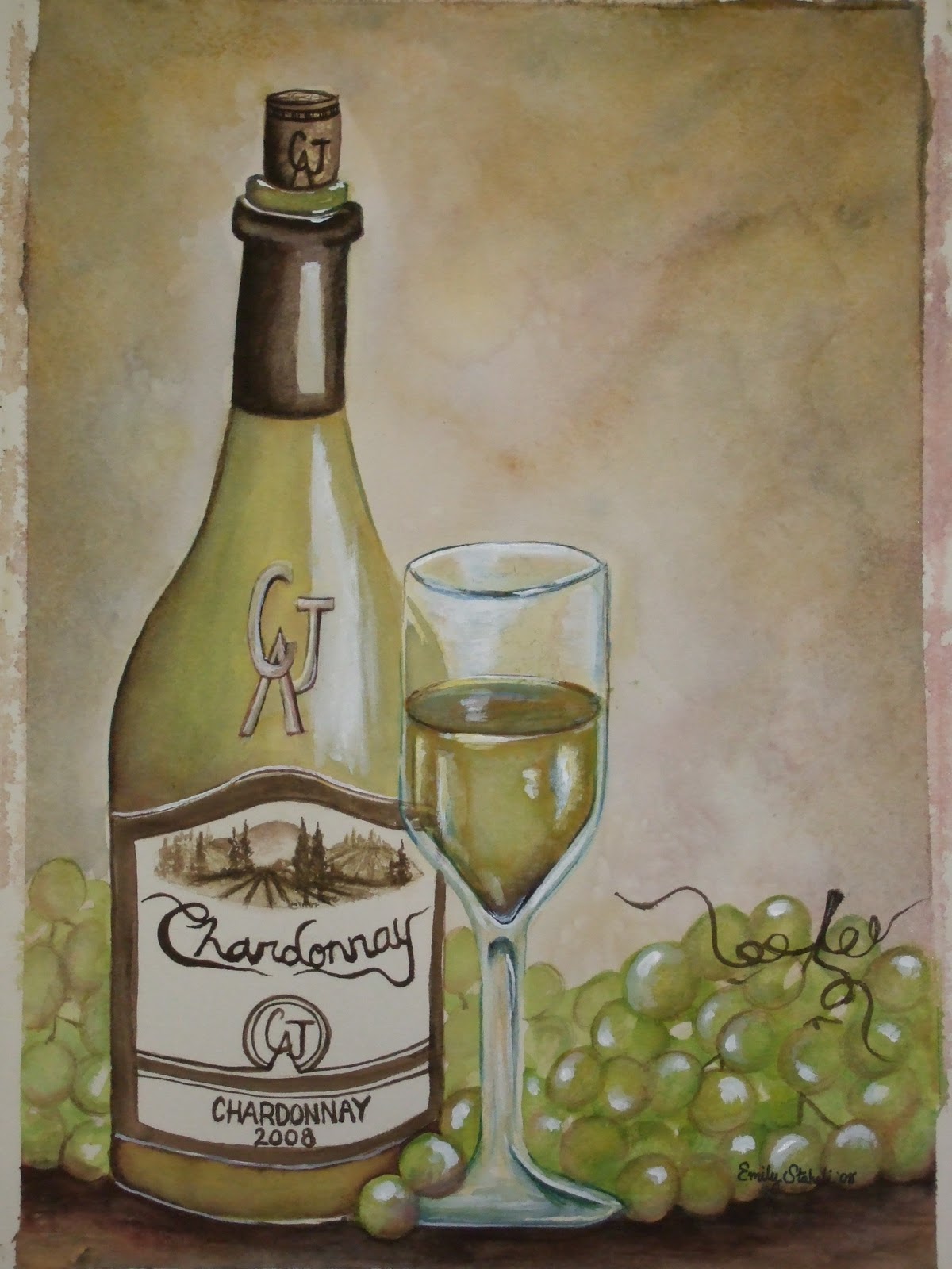 Murals by Emily Staheli Wine Painting