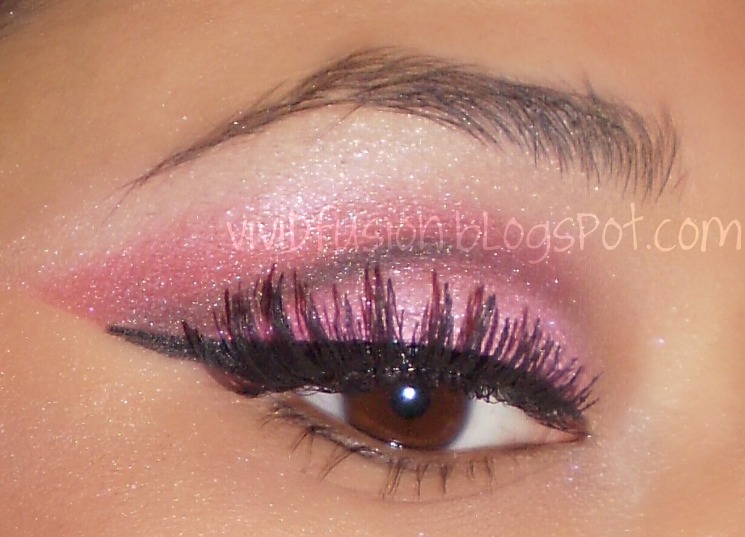 ViViD.FuSiOn. Makeup tutorial Baby pink and red eyeshadow(VIDEO)