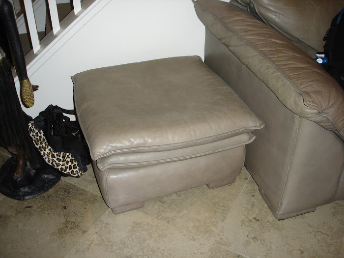 2 ottomans to go with Gray Couch & Loveseat, $