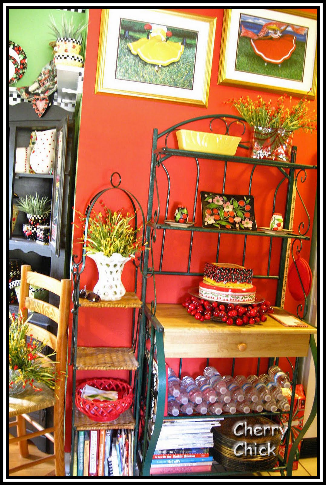 Cherry Chick Red Kitchen for Rednesday......