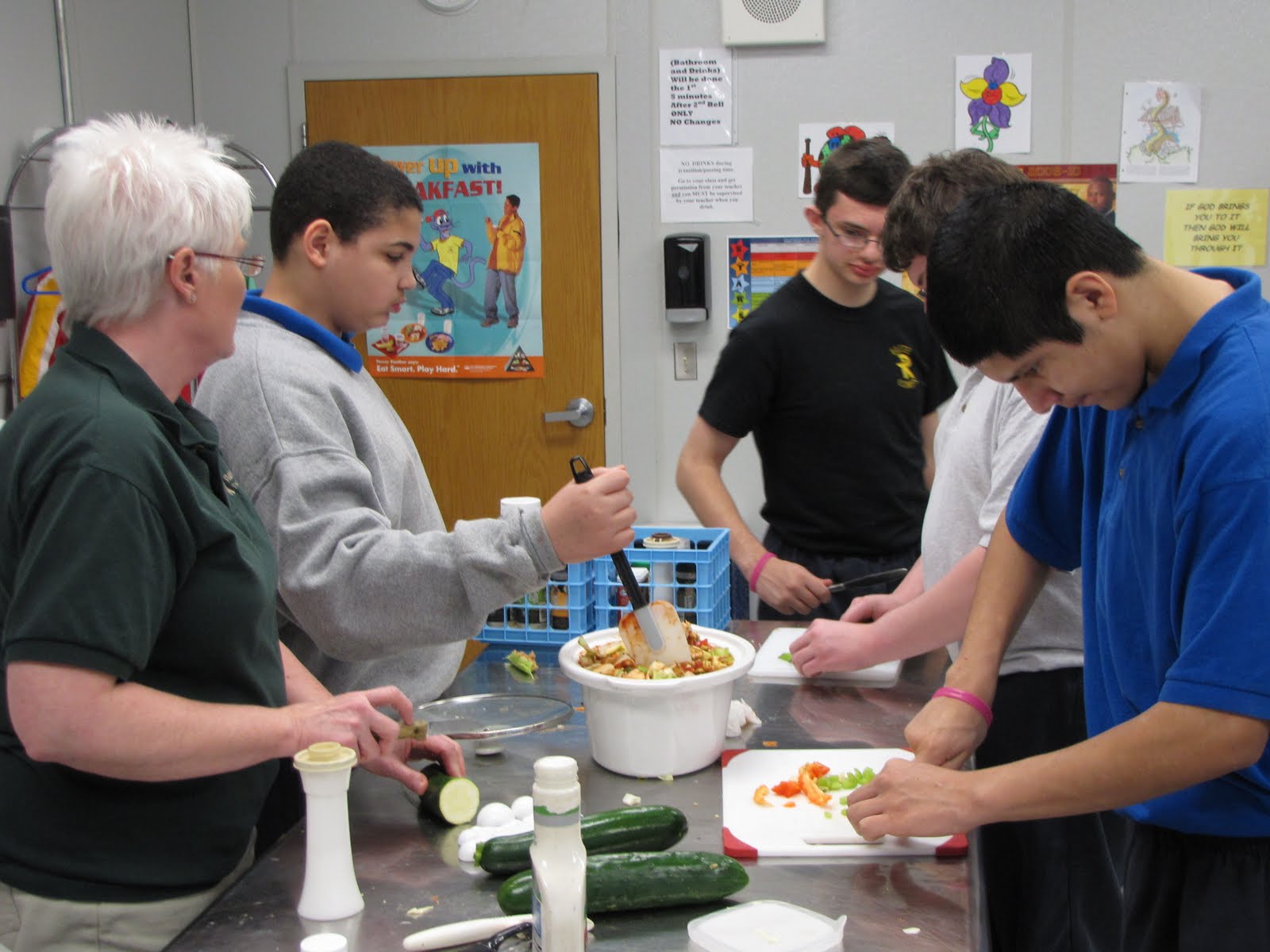 May High School Foods Class