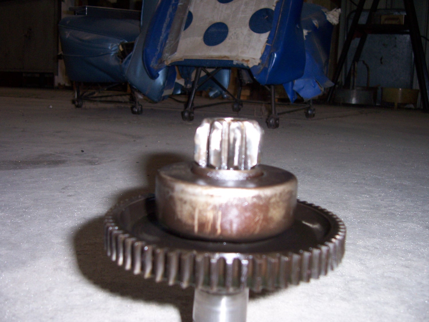 N2496N, '47 Cessna 120 Starter gear