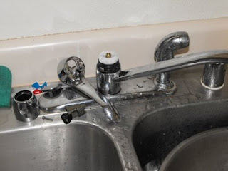 taken apart faucet