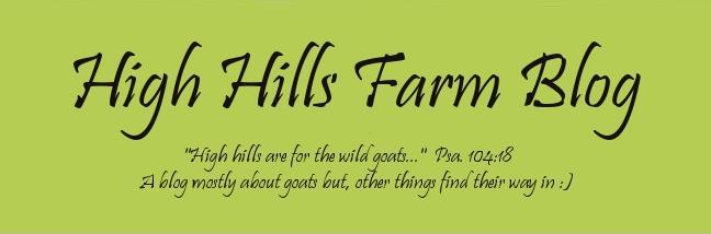High Hills Farm Blog