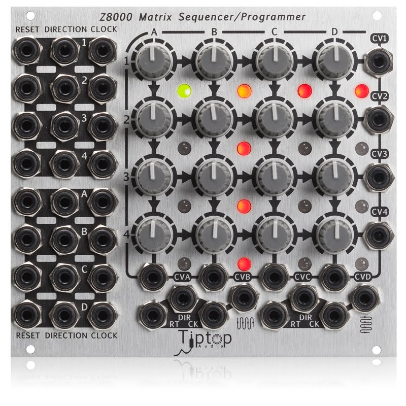 Switched On Synthesizer TipTop Audio Z8000 Matrix Sequencer