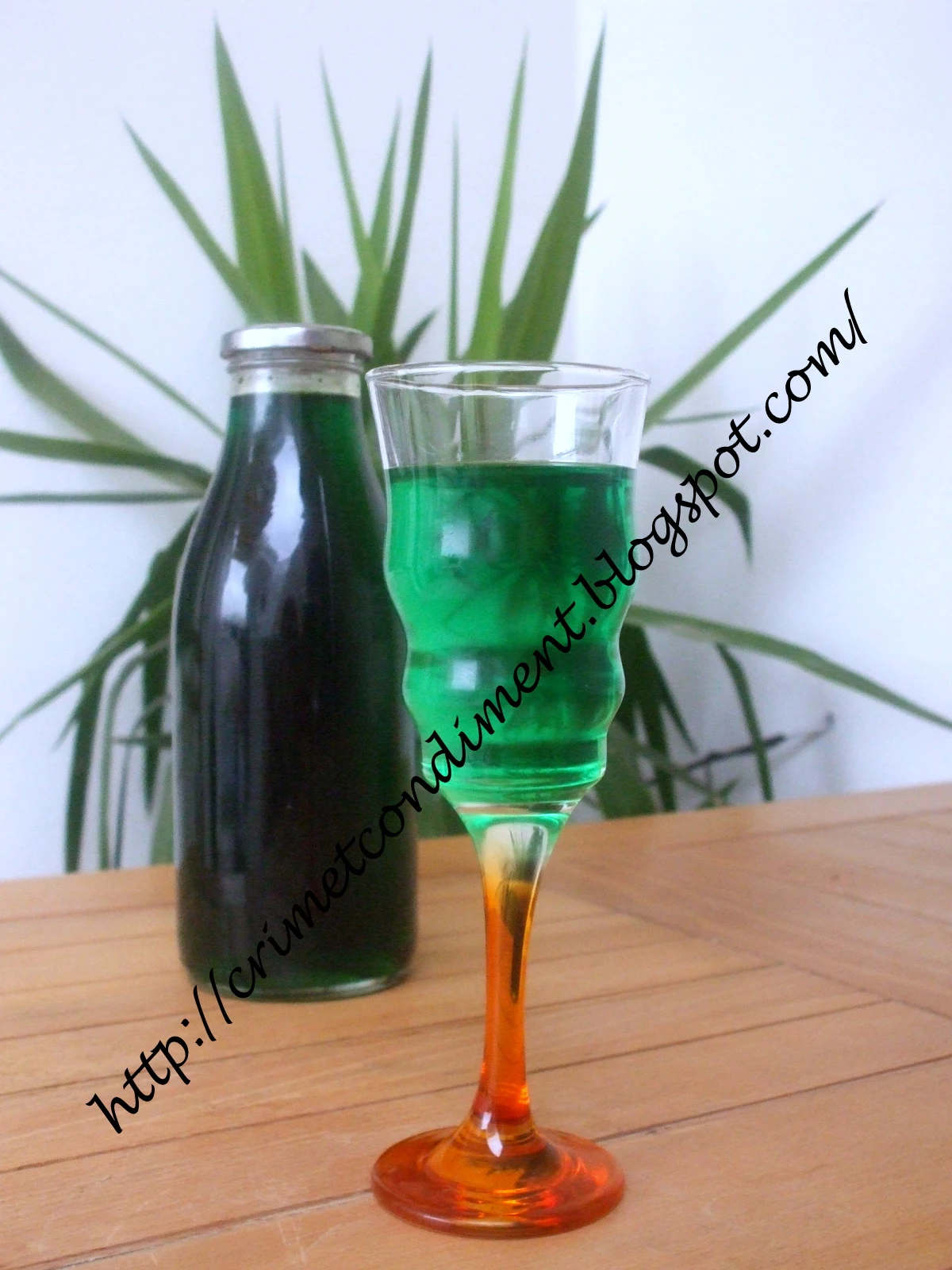 crimetcondiment: Sirop de menthe (sans cuisson)