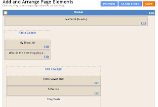 Edit Blogger Layout Page Elements Blogger Posts Section