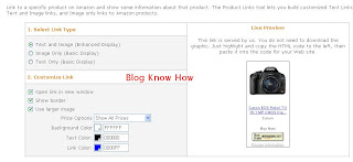 Add Amazon Product Links to Blogger Tutorial - Customize Link