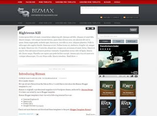 Free Blogger Template - Bizmax