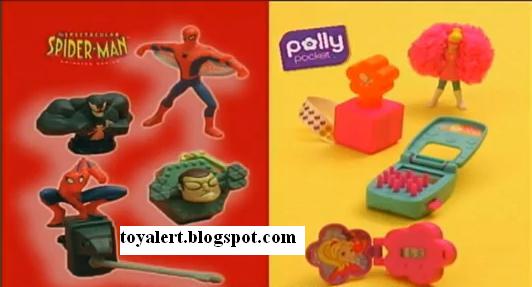 spectacular spider man burger king toys
