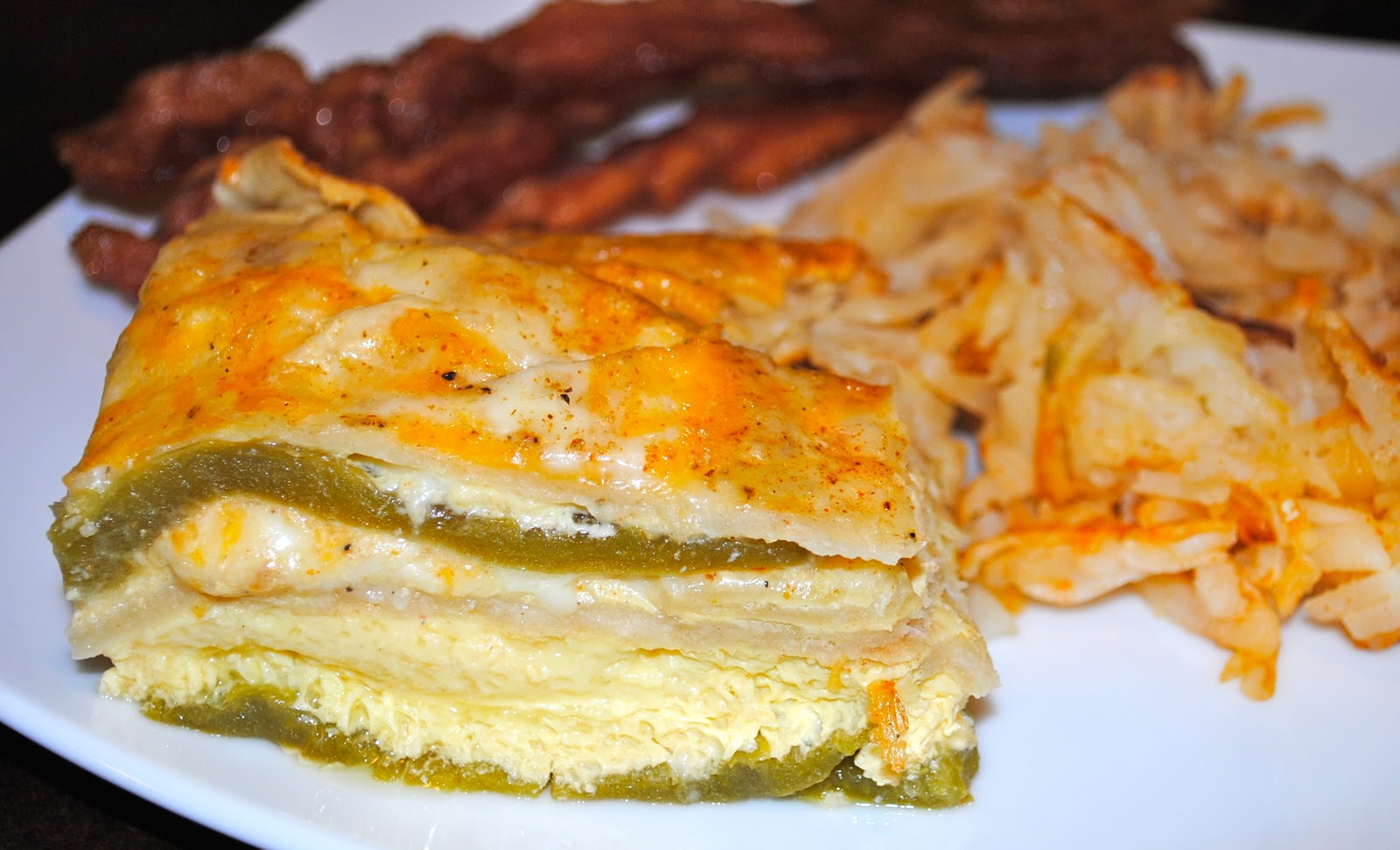 6 O'Clock Dinner puffy chile rellenos casserole