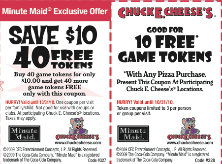 Get chuck e cheese coupons At Chuck E. Cheese's, our main goal is to provide fun and easy activities for kids Coupons Available · Free Wi-Fi · New MenuBirthday: Change/Cancel Reservation, Checklist, Food, Games, Invitations and more.