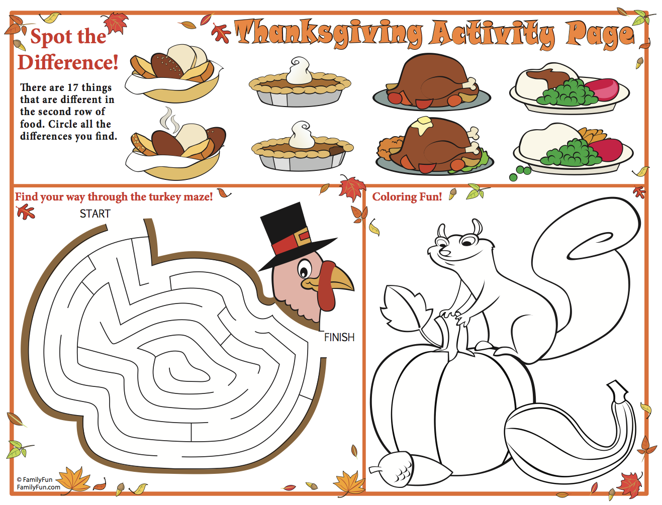 Thanksgiving Printable Placemats For Kids Thankgiving Crafts 