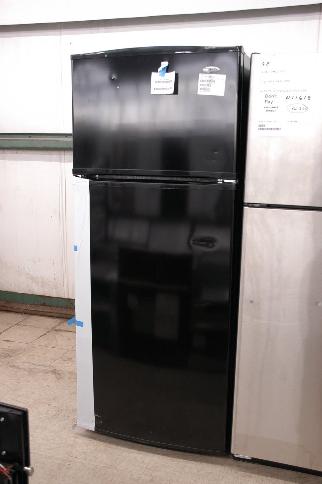 Appliance Direct Video Blog Amana Black TopFreezer Refrigerator