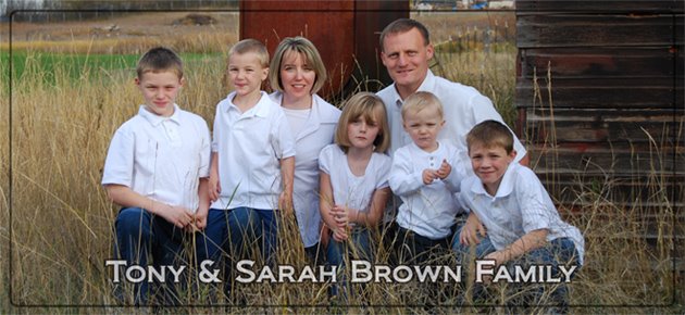 Tony and Sarah Brown Family
