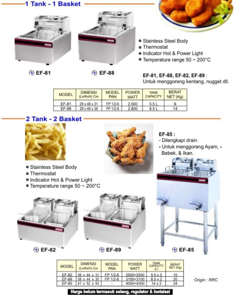 GEAGETRA GETRA ELECTRIC DEEP FRYER